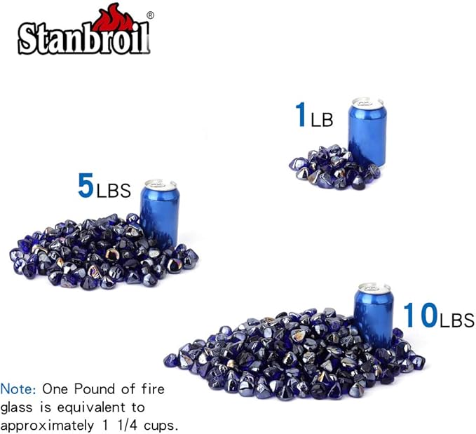 Stanbroil 10-Pound Fire Glass Diamonds - Image 3