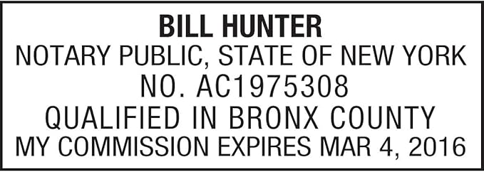 MaxMark Notary Stamp for State of New York- Self Inking Stamp - Image 2