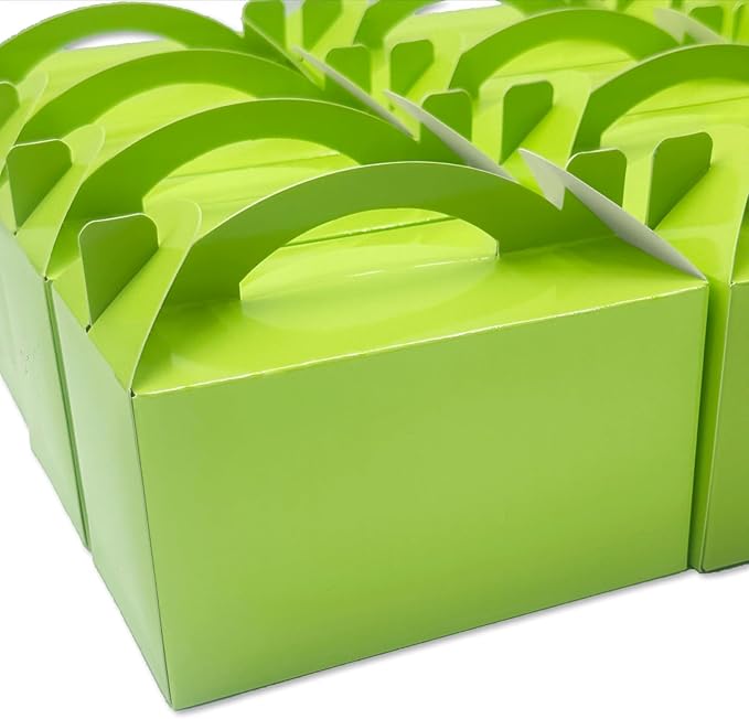 TIMESEEK 30-Pack Spring Green Gable Treat Boxes by Unknown