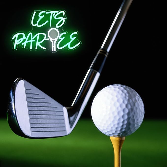 Let's Par Tee Neon Sign for Wall Decor - Image 7