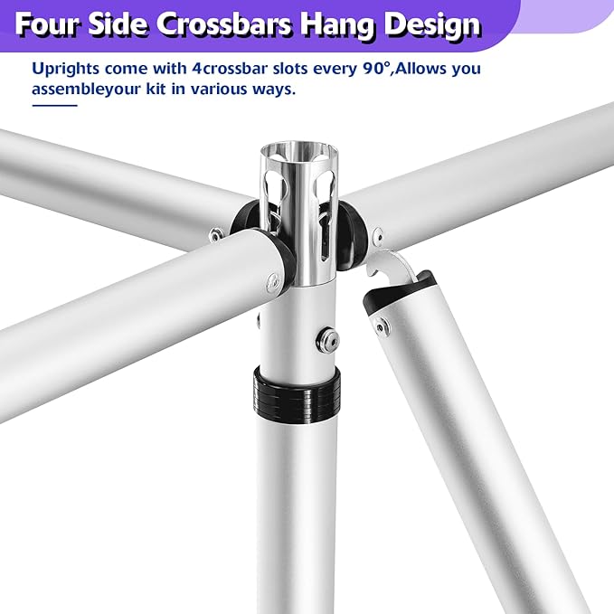 Backdrop Stand Heavy Duty 10x10Ft, Adjustable Metal Frame Pipe and Drape - Image 4