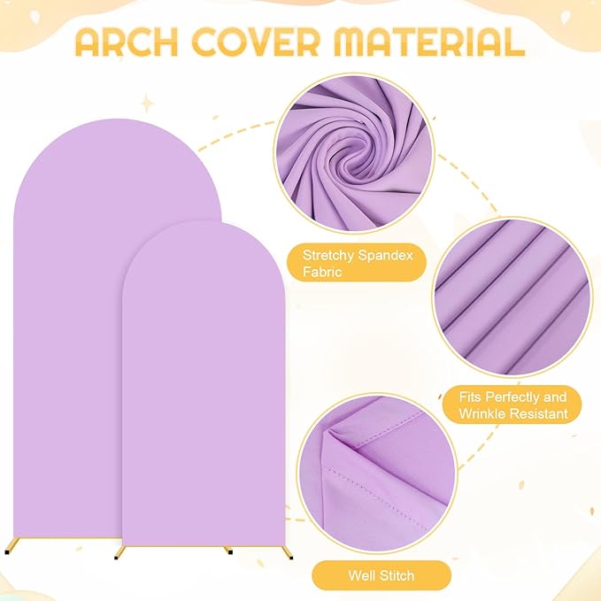 FUHSY Metal Arch Backdrop Stand Set of 2 - Image 6