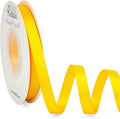 Ribbli Double Faced Maize Yellow Satin Ribbon, 3/8” x Continuous 25 Yards by Ribbli