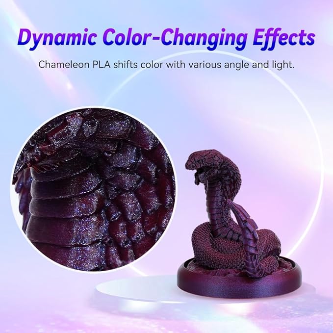 FLASHFORGE 3D Printer Filament, Chameleon PLA Color Shift Filament 1.75mm - Image 3