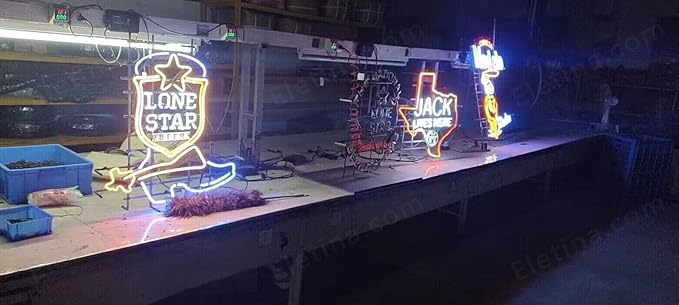 Neon Signs Beer Bedroom Shelby Cobra Round Glass Neon Signs - Image 4