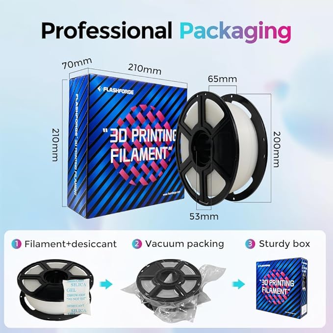 FLASHFORGE Rapid PLA Filament 1.75mm, High Flow Speedy 3D Printer Filament - Image 6