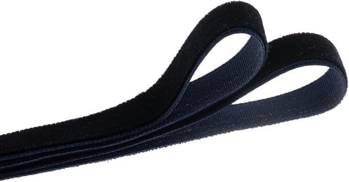 Vintage Navy Blue Velvet Ribbon, 3/8 Inch X 25Yd - Image 2