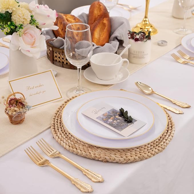 KIRE 100PCS Disposable Plates - Image 7