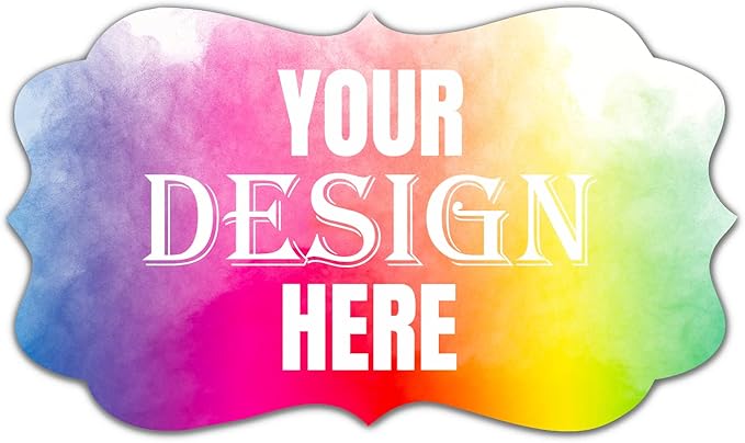 100-500 Custom Stickers Personalized Labels, Customized by LAUKIYE