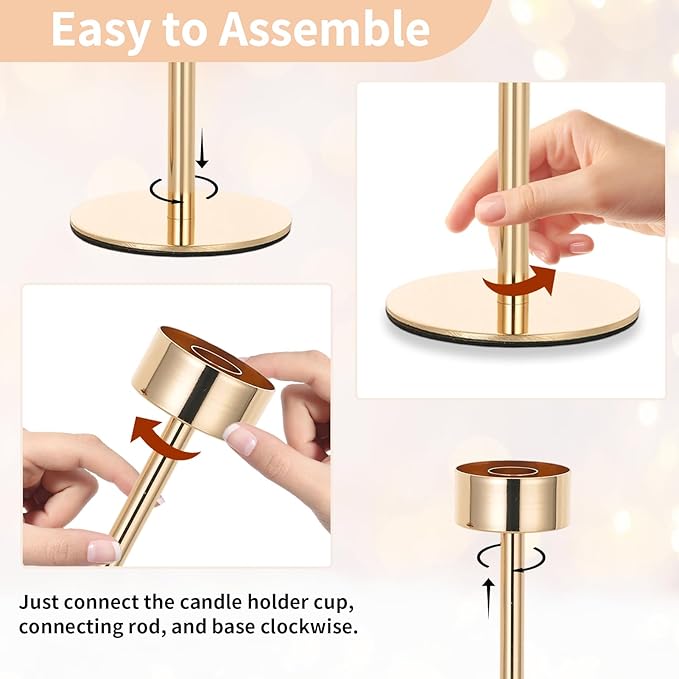 NUPTIO Tall Candlestick Holders - Image 9
