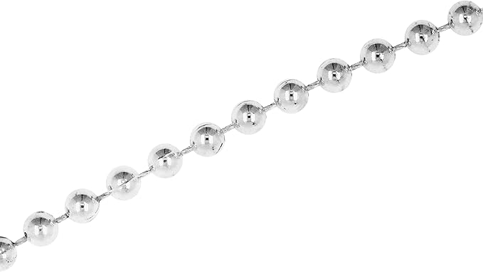 Mandala Crafts 8mm Faux Metallic Silver Pearl Beads Roll - Image 3