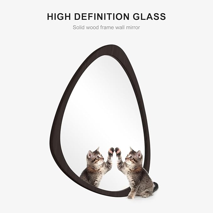 WallBeyond Asymmetrical Mirror, Irregular Wall Mirror, Wall Mirrors Decorative - Image 5
