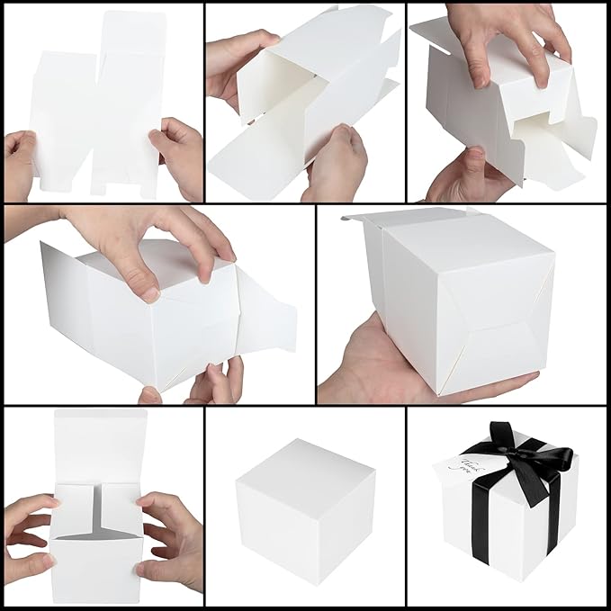 50 Pack Small Gift Boxes, Cupcake Boxes, Candy Boxes - Image 6