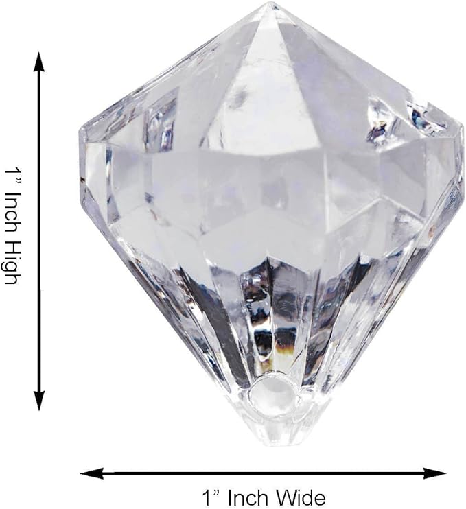Super Z Outlet Acrylic Clear Ice Rock Diamond Crystals Treasure Gems - Image 3