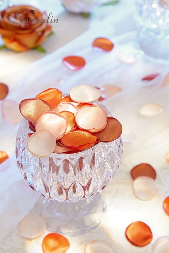 Serwalin 300Pcs Silk Rose Petals Artificial Flower Petals - Image 5