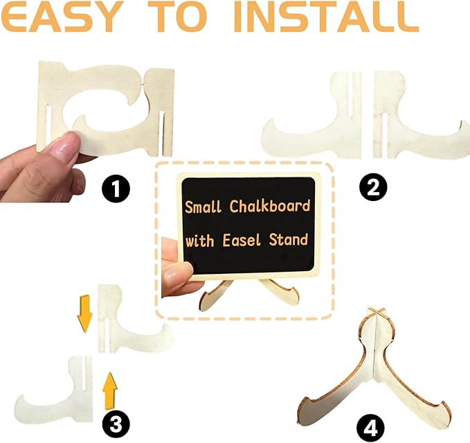 20 Pack Mini Chalkboard Signs - Image 7