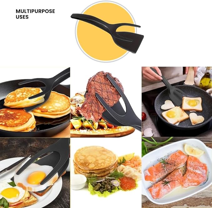 Kitchen Spatula Set of 2, Dishwasher Safe, 2-Piece Multipurpose - Image 2