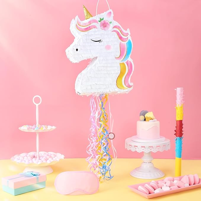 WERNNSAI Foldable Unicorn Piñata - Image 5