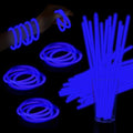 60 Pack 8” Blue Glow Sticks Bulk by Taikula