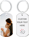 Custom Keychain with Picture, Personalized Double-sided Keychains Gifts by EGUEGU
