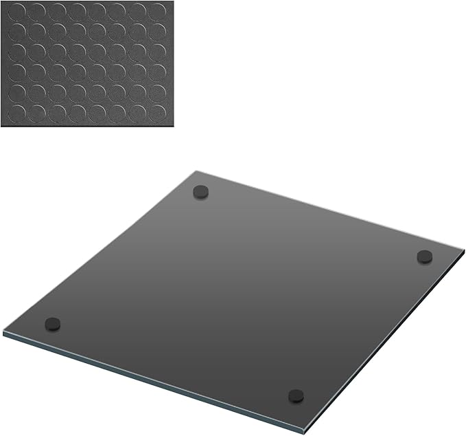 12" Square Mirror Centerpieces, 2mm Glass Mirror Plates, Mirror Tray, - Image 4