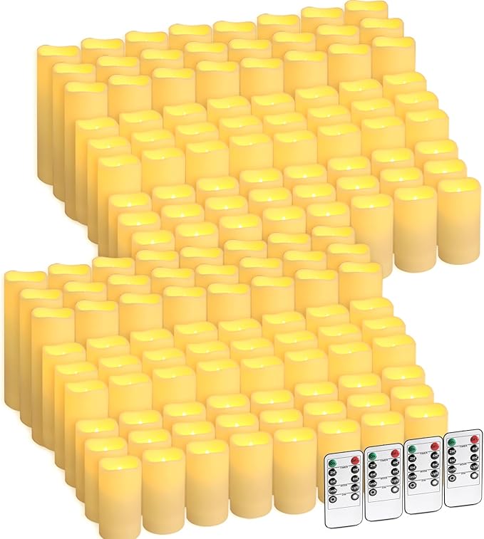 144-Pack LED Flameless Candles - Image 2