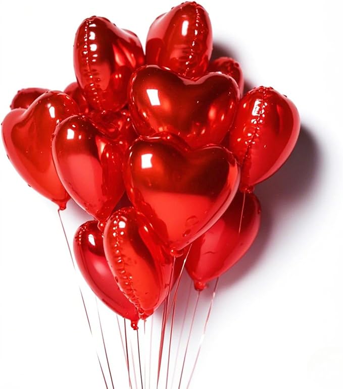 Red Heart Balloons - Image 7