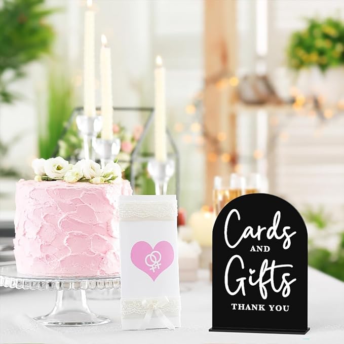 Acrylic Wedding Sign Cards and Gifts Sign - Image 6