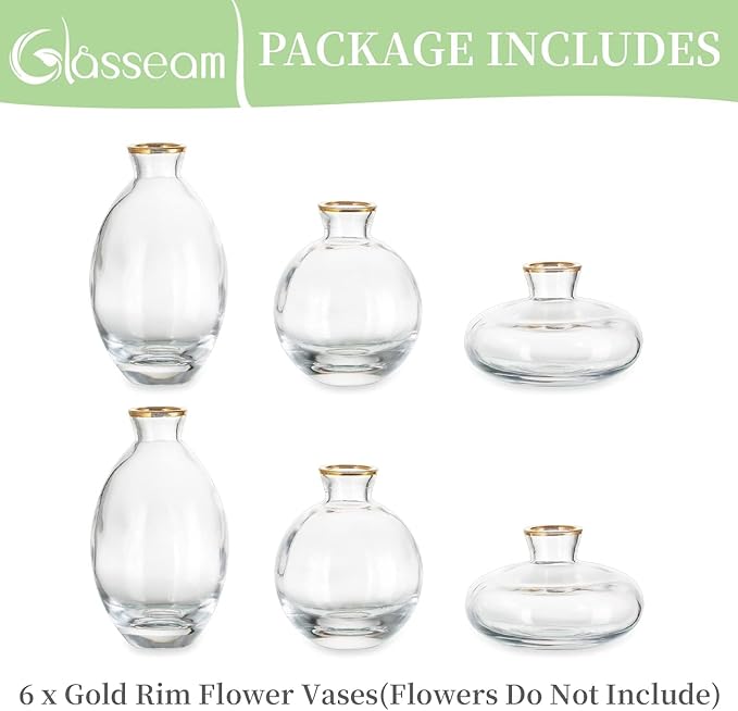 Glass Bud Vase for Centerpieces - Image 8