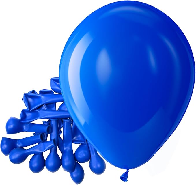 Bezente Royal Blue Latex Party Balloons by Bezente