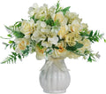 LESING Artificial Rose Silk Hydrangea Flowers Bouquets by LESING