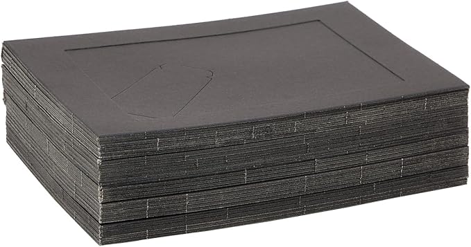 Juvale 4x6 Black Cardboard Photo Frames Bulk -Tabletop Easel Back - Image 6
