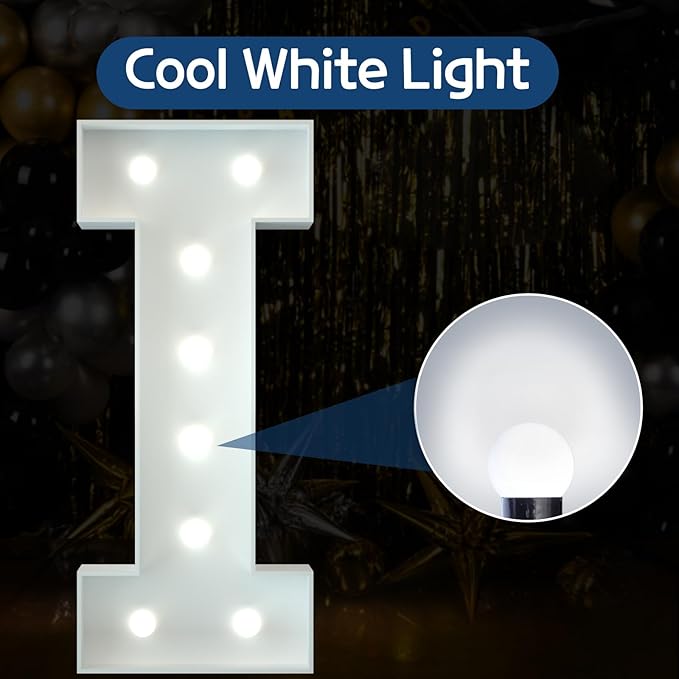 Marquee Letters 3 Feet Tall Large Light Up Letters Baby Shower Decorations - Image 2