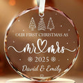 Personalized Wedding Christmas Ornaments by TOBYOVU