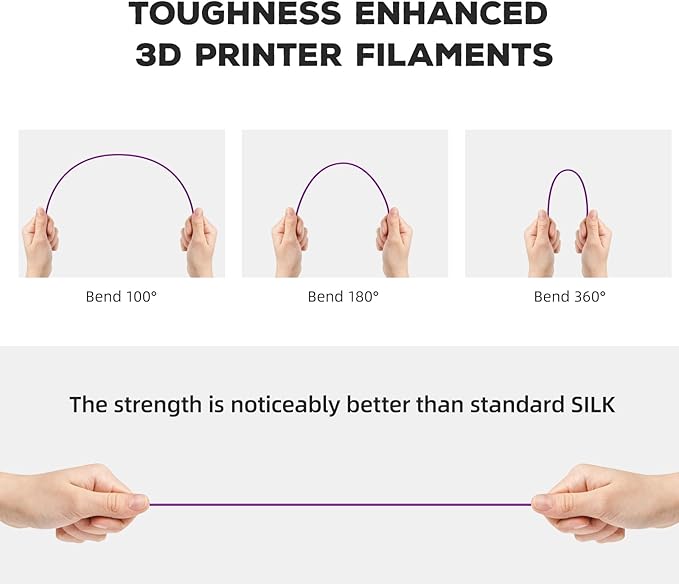 FLASHFORGE PLA Filament 1.75mm, 3D Printer Filament 1kg Spool, Dimensional - Image 4