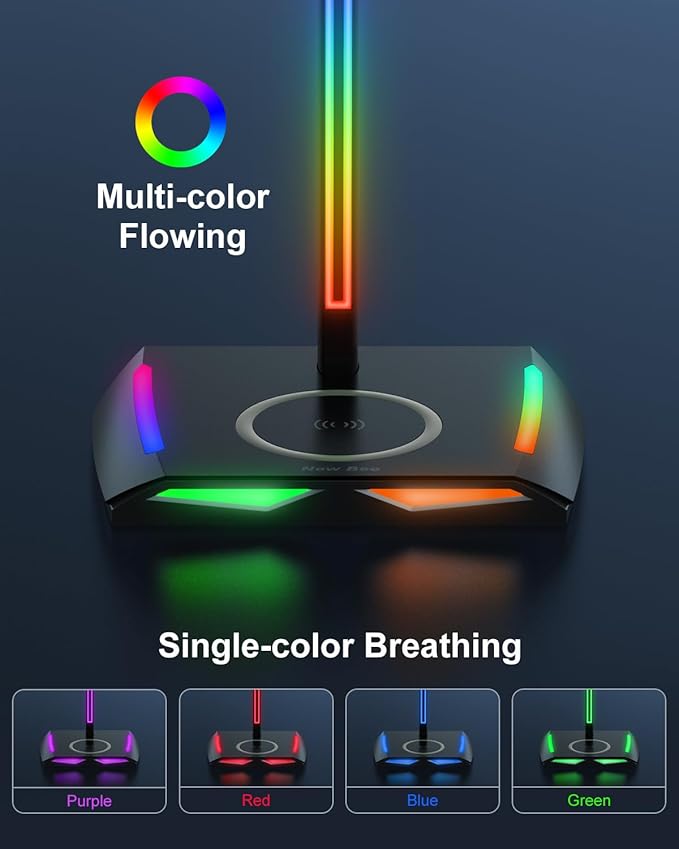 New bee RGB Headphone Stand - Image 2