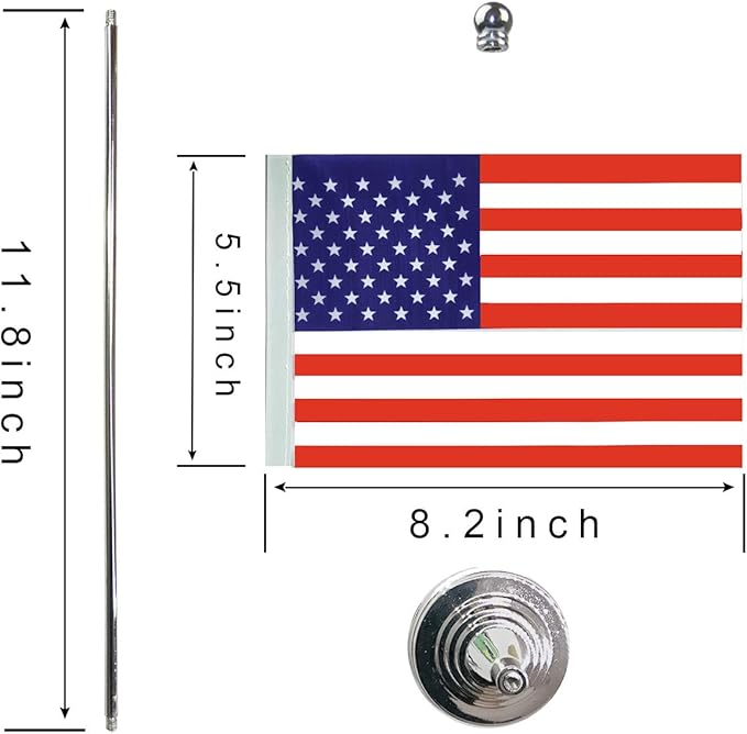 American USA US Table Flag, Office Desk Flag, International World Country Flags - Image 2