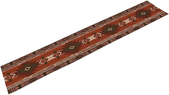 Aztec Table Runner Southwestern Ethnic Style Geometric Navajo Tribe Abstract - Image 2