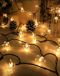 Cherry Blossom Fairy Flower String Lights Indoor Bedroom Decorations, 33ft 100 by KeretubyLEDDecorationLights