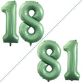 GOER Number 18 Balloons for 18th Birthday Sweet 18 Party Decorations, 42 Inch by GOER