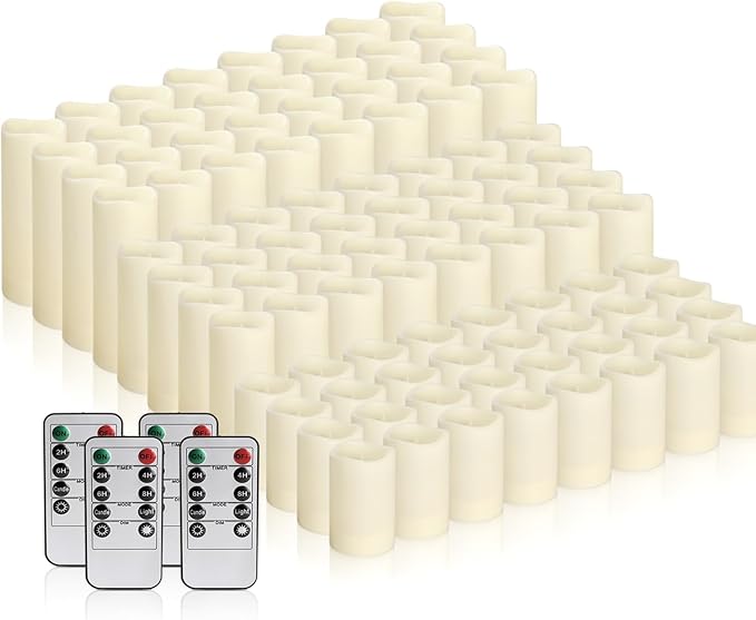 96-Pack LED Flameless Candles - Image 3