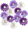 12pcs 8in & 10in Tissue Paper Flowers by Yangeey