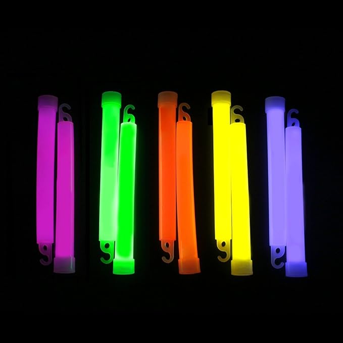 novelinks 25 Pcs 6'' Premium Glow Sticks Bulk - Image 2
