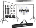 EMART Backdrop Stand, 20x7ft Large Adjustable Background Support System by EMART