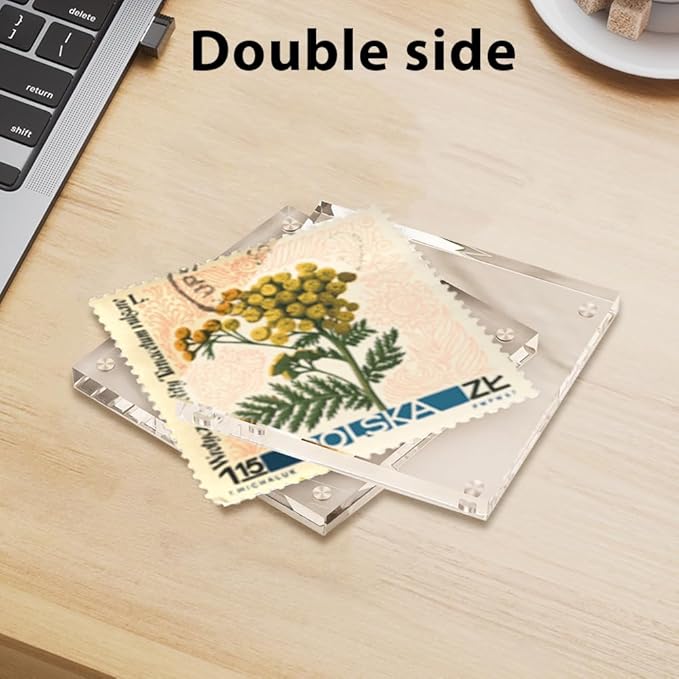 4x6 Acrylic Frames 4 Pack, 20mm Double Sided Magnetic Picture Frames Clear - Image 5
