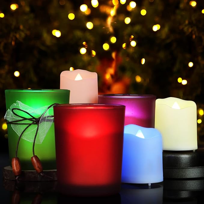 FREEPOWER Rechargeable Color Changing Tea Lights Candles - Image 4