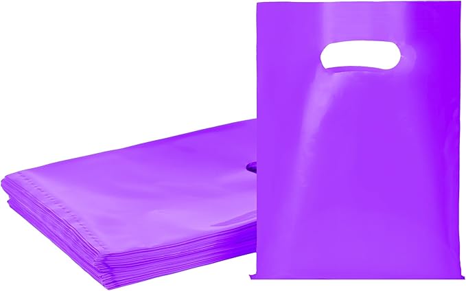 Purple 100 PCS Small Gift Bags, Treat Retail Pouches by VieFantaisie