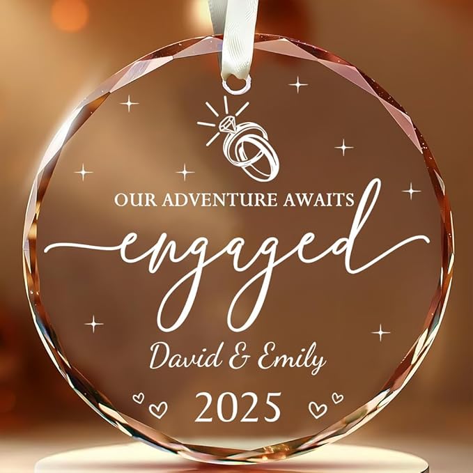 Personalized Engagement Gifts For Couples by TOBYOVU