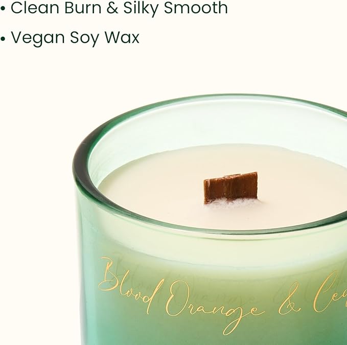 M&SENSE 9.88oz Natural Soy Wax Jar Candle - Image 4
