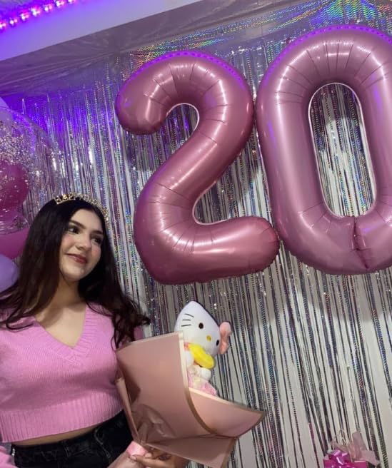 Pearl Pink 40 Inch 0 Number Balloons, 0 Decorations - Image 8